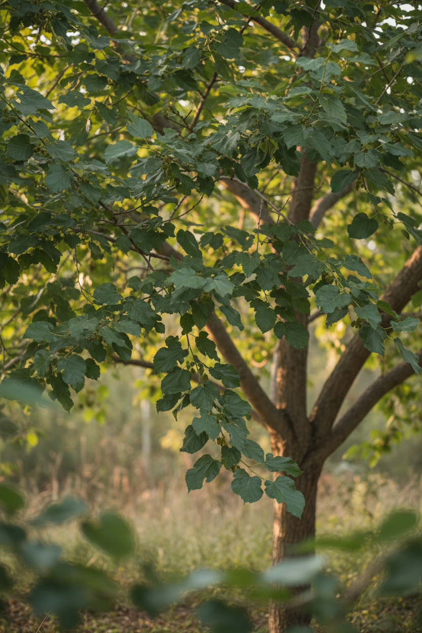 Mulberry tree in natural light